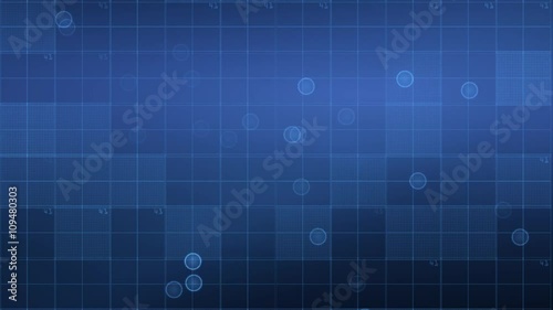 technology animated digital computer matrix network grid photo