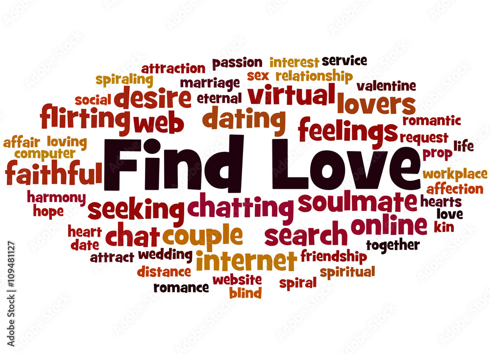 Find Love, word cloud concept 9