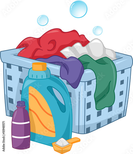Laundry Detergent Hamper Bubbles