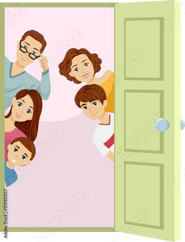 Family Welcome Door
