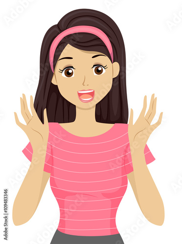 Teen Girl Gift Surprise Happy