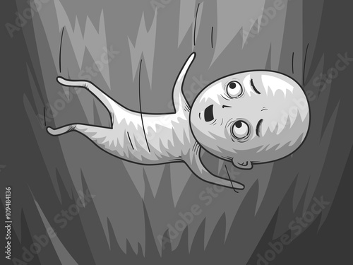 Tableau sur toile Man Falling