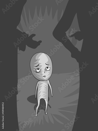 Man Feeling Small