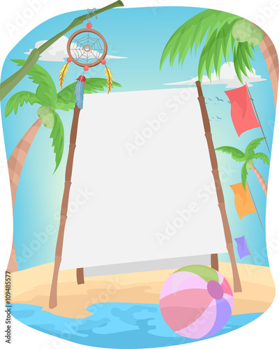 Summer Bamboo Banner