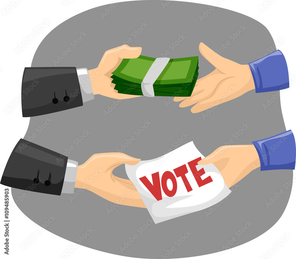 Hands Vote Buying Stock Vector | Adobe Stock