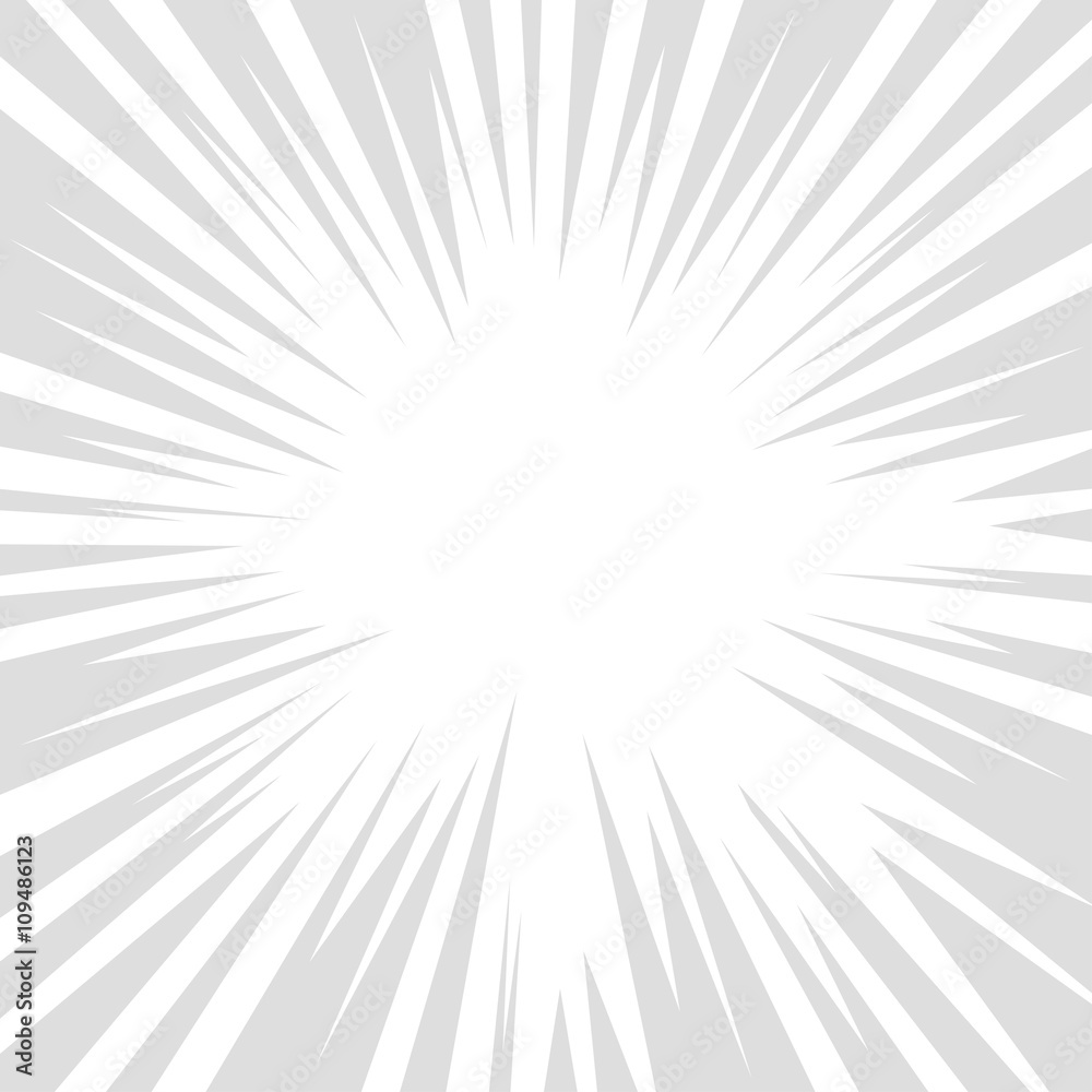 Comic book grey and white radial lines background Comic book grey and white radial lines background