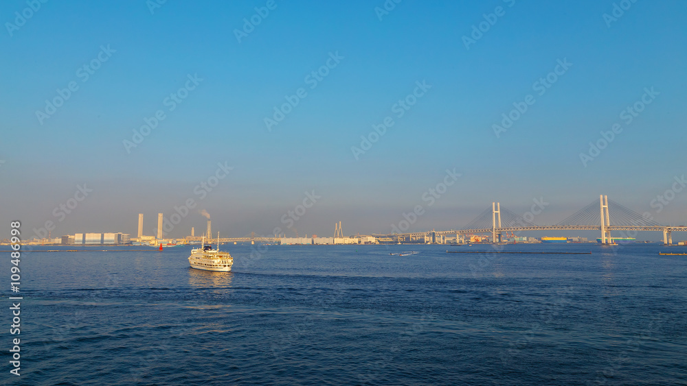 Yokohama Port in Japan