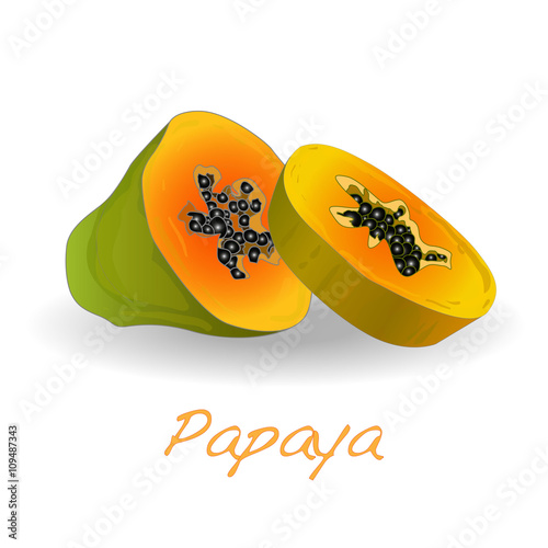 Fresh and tasty papaya