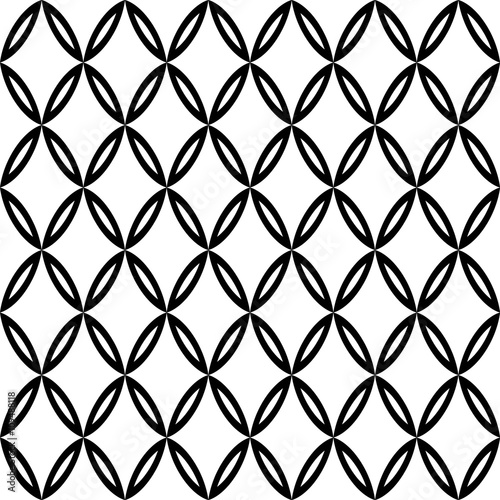 Vector modern seamless geometry pattern  black and white abstract geometric background  subtle pillow print  monochrome retro texture  hipster fashion design