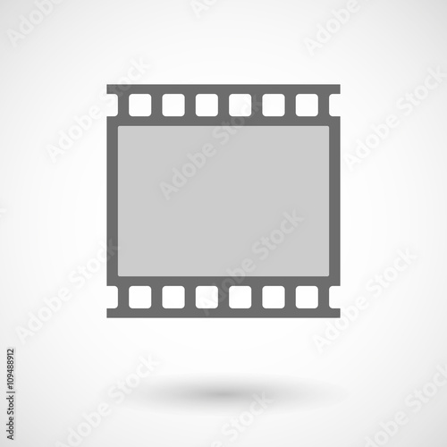 Isolated vector illustration of   a photographic 35mm film strip