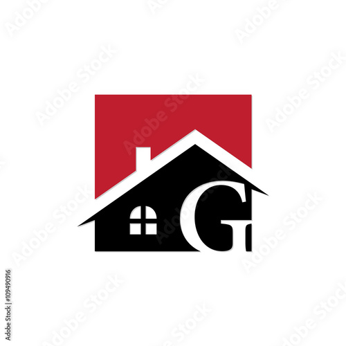 square innitial real estate logo g