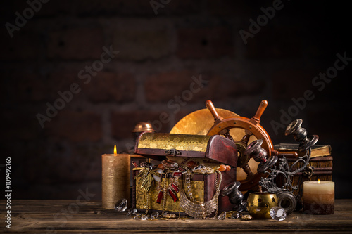 Still life with treasures
