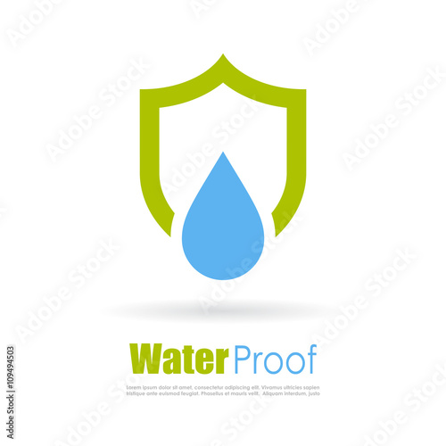 Water proof logo