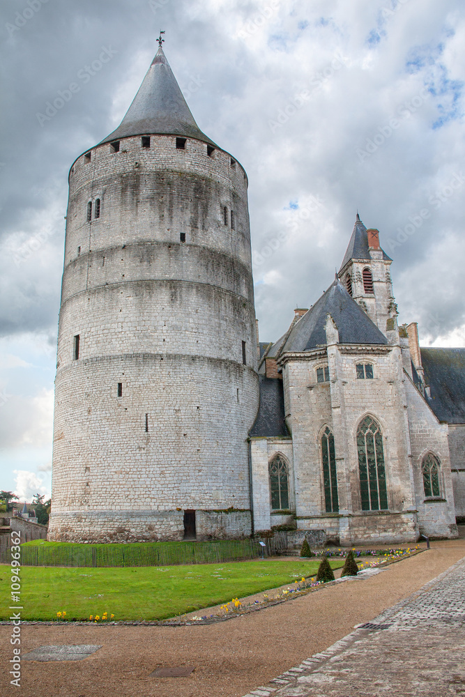 Le Château remanié renaissance, Châteaudun, Eure et Loir, Centre, France