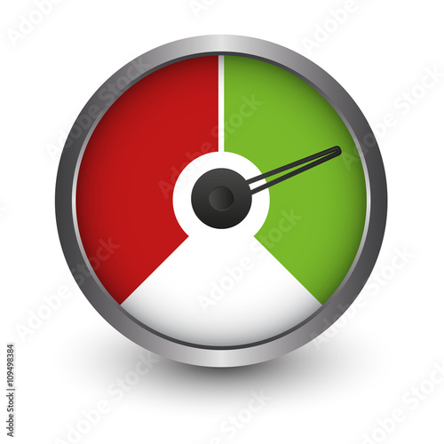 Barometer Speedometer 2 Segmente