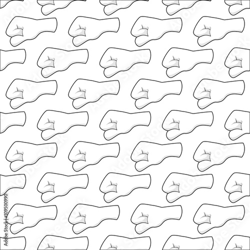 Comics Hand pattern seamless