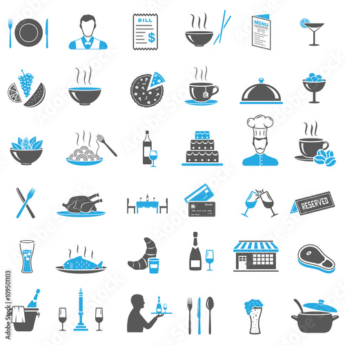 Restaurant Icons Set
