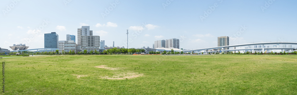写真素材「東京臨海広域 防災公園」