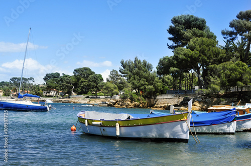fishing boat in the French Riviera, France