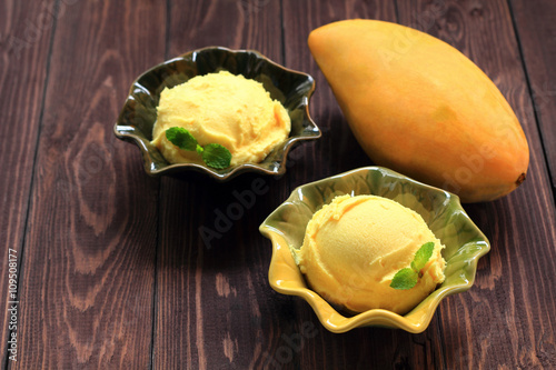 Fruit ice cream.