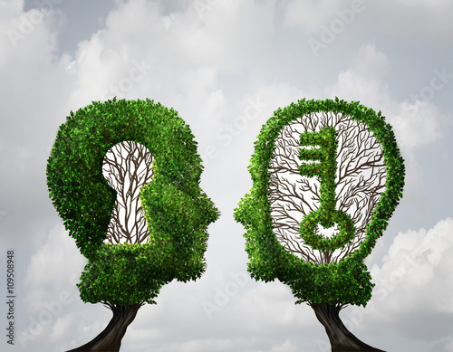 Cuadro en lienzo Key Hole Solution Partnership
