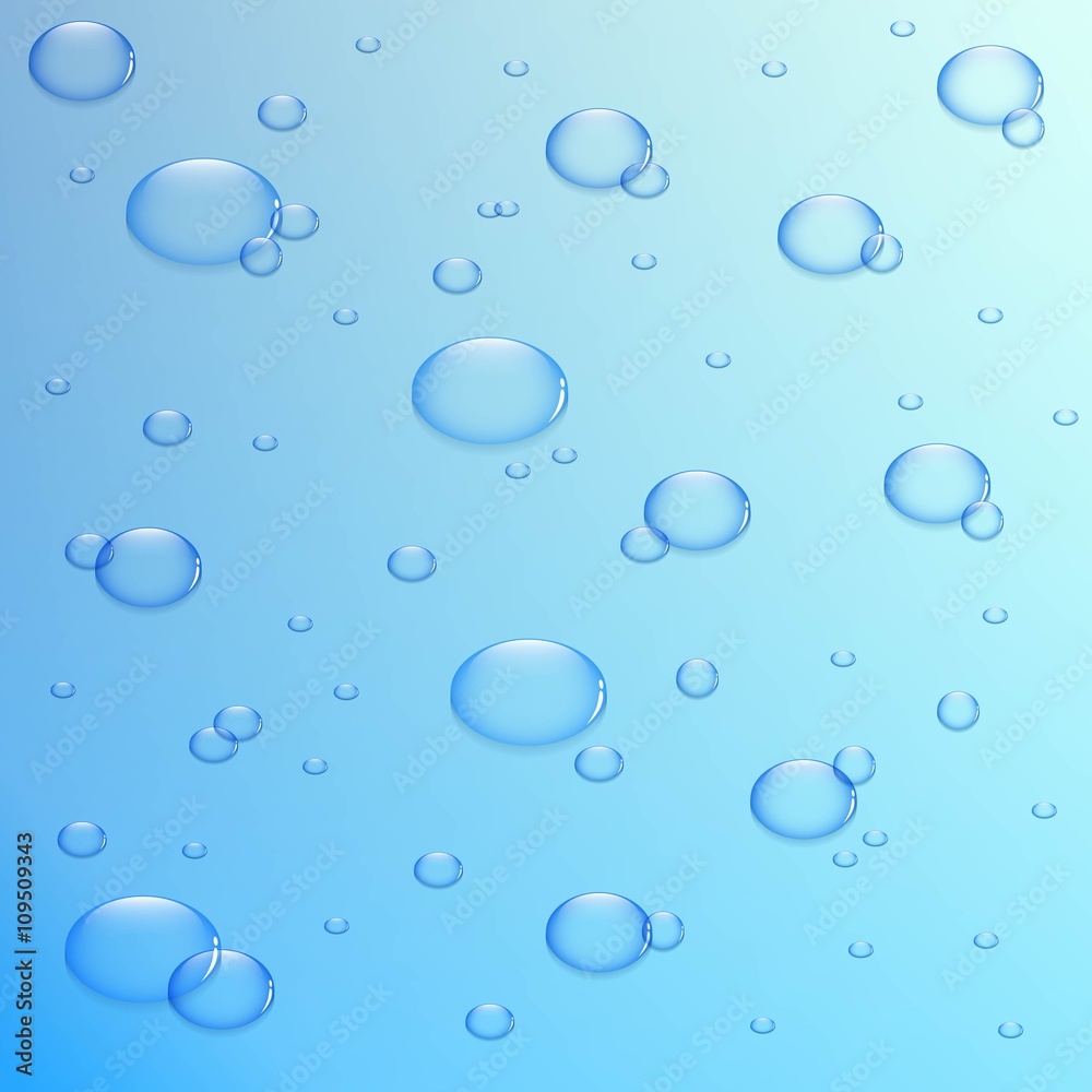 water drops vector