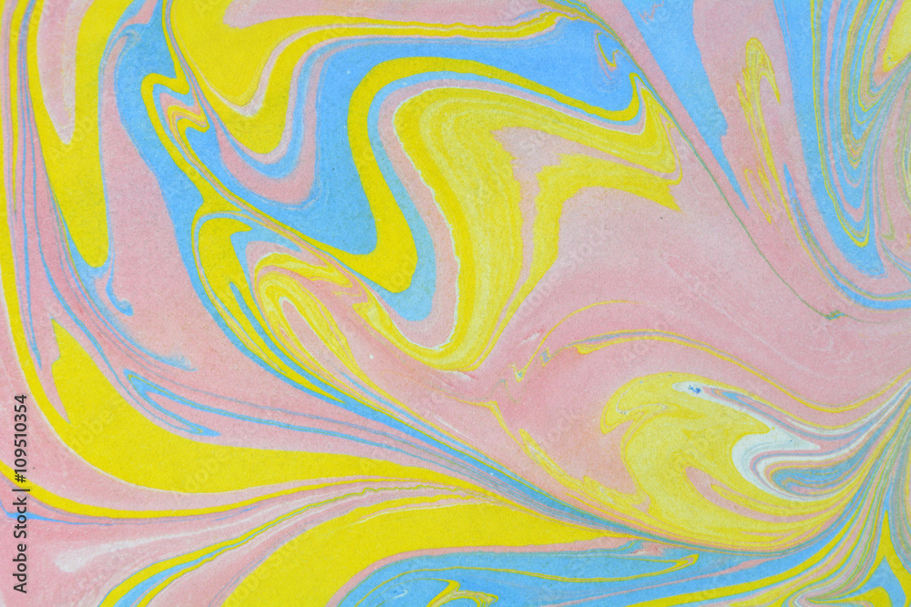 Abstract background, like stone marble. Hand painted ebru art background. Grunge and stone texture made in suminagashi marbling technique.