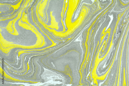 Abstract background, like stone marble. Hand painted ebru art background. Grunge and stone texture made in suminagashi marbling technique.