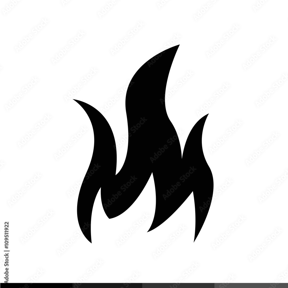 Fire icon Illustration design Fire icon Illustration design