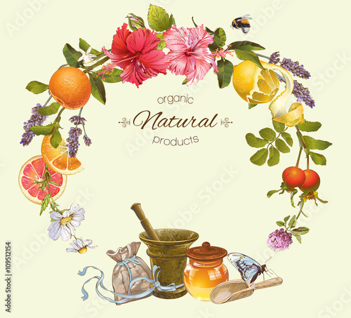 Vector vintage frame