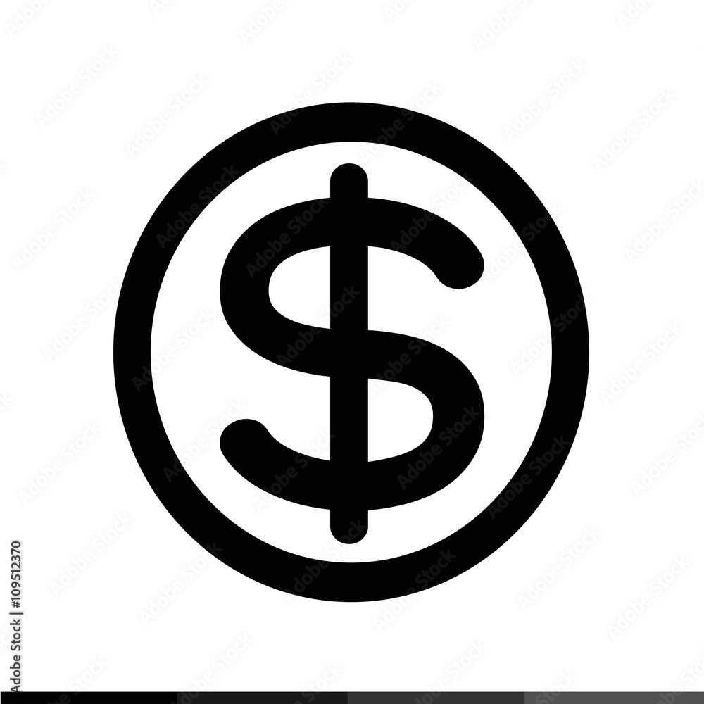 Dollar Icon illustration design Dollar Icon illustration design