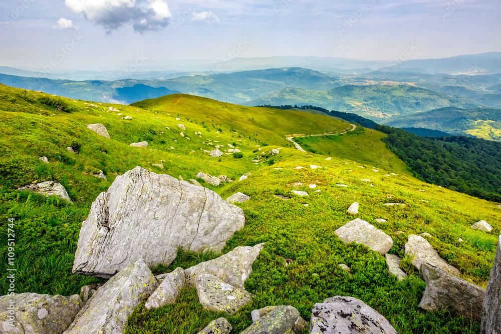 boulders on the mountain meadow boulders on the mountain meadow