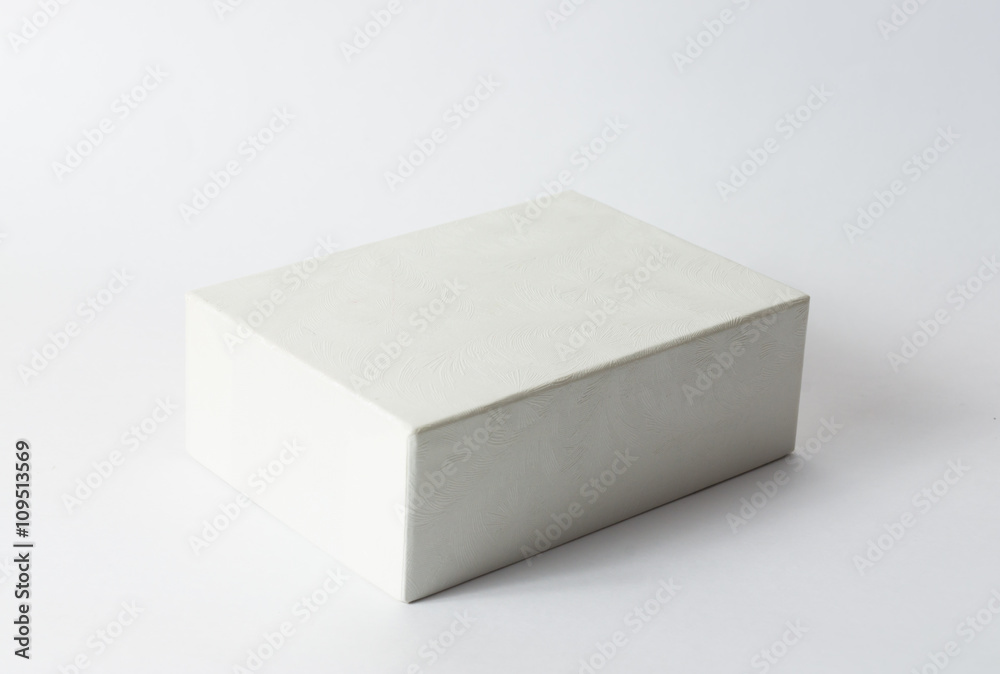 Naklejka premium 白い箱