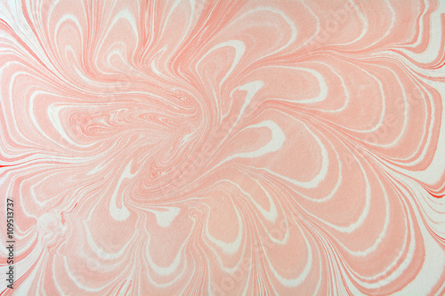 Ink marbling texture. Ebru creative background with abstract painted waves. Horizontal writing surface, endpapers in bookbinding and stationery. Unique wallpaper art illustration. Mineral texture. photo