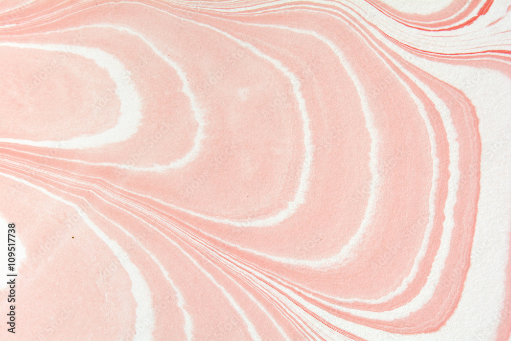 Fototapeta premium Creative ebru background with abstract acrylic painted waves. Beautiful marbling texture. Handmade marble surface.
