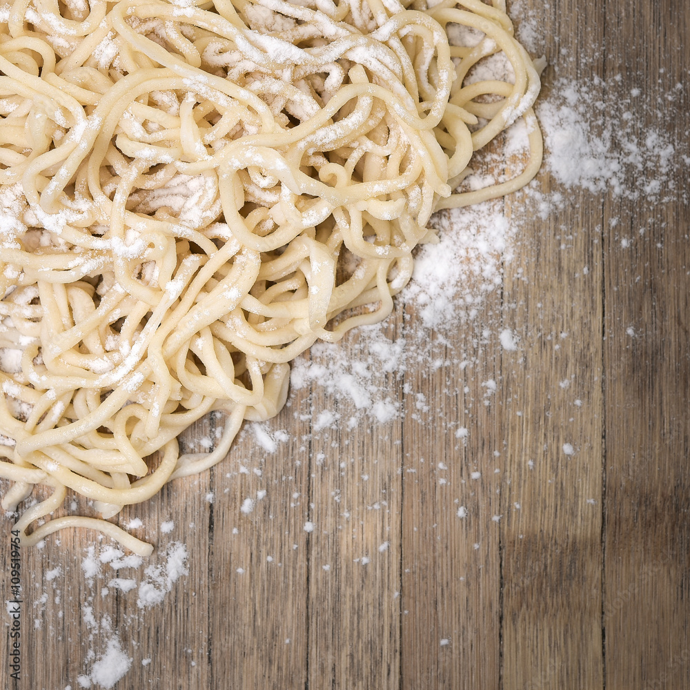 ramen, chinese vermicelli on wooden background ramen, chinese vermicelli on wooden background