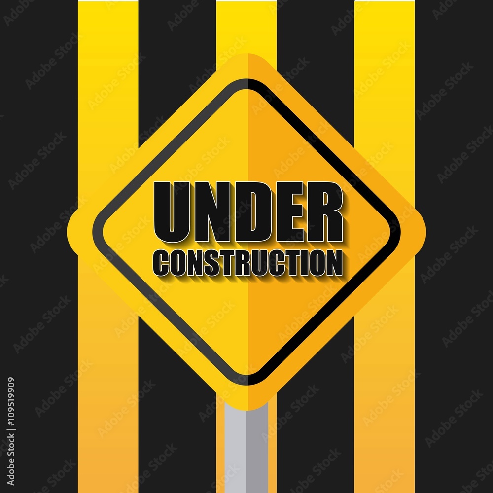 Under construction design Under construction design