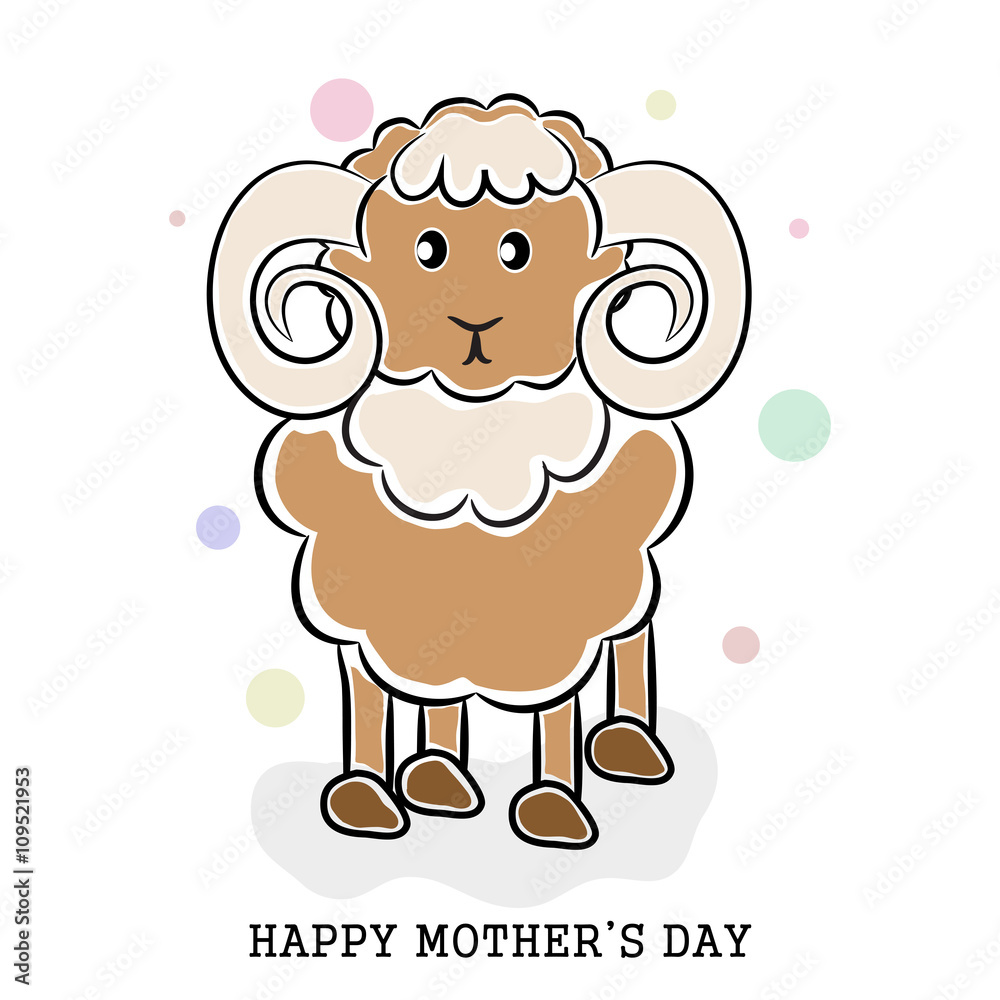 Happy Mother's Day Illustration Happy Mother's Day Illustration