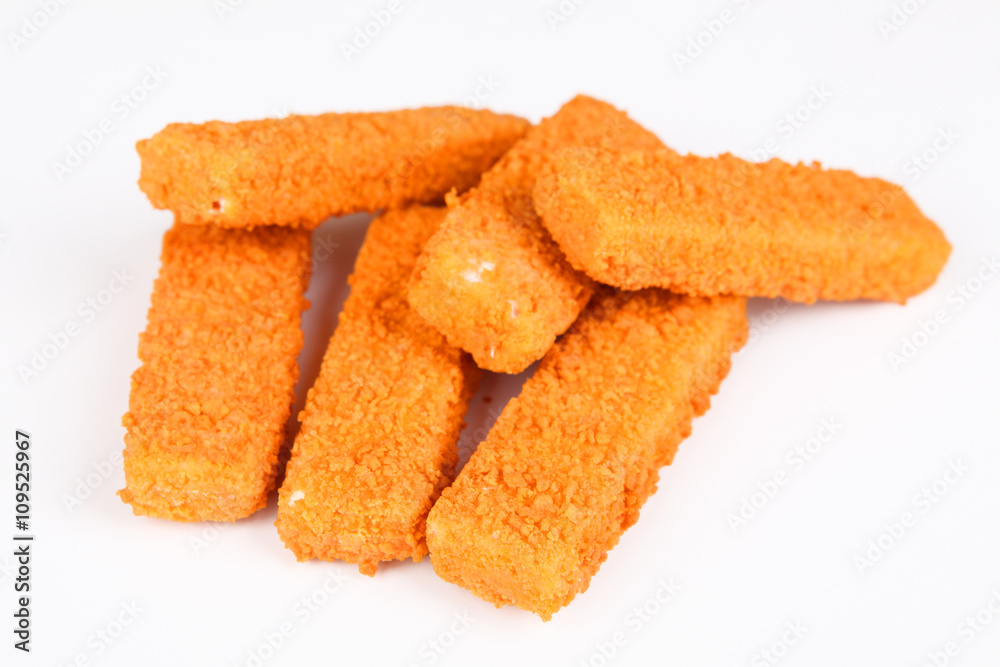 gefrorene Fischstäbchen gefrorene Fischstäbchen