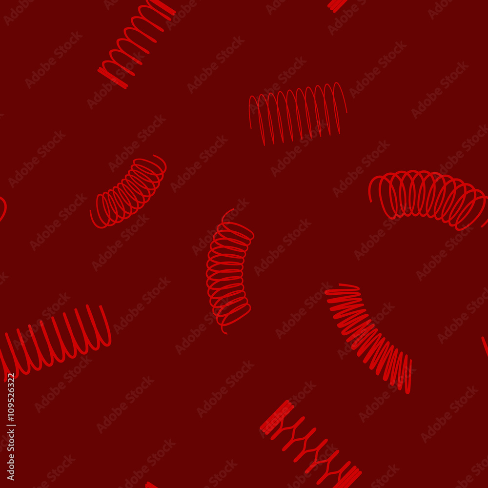 Seamless background with Springs for your design