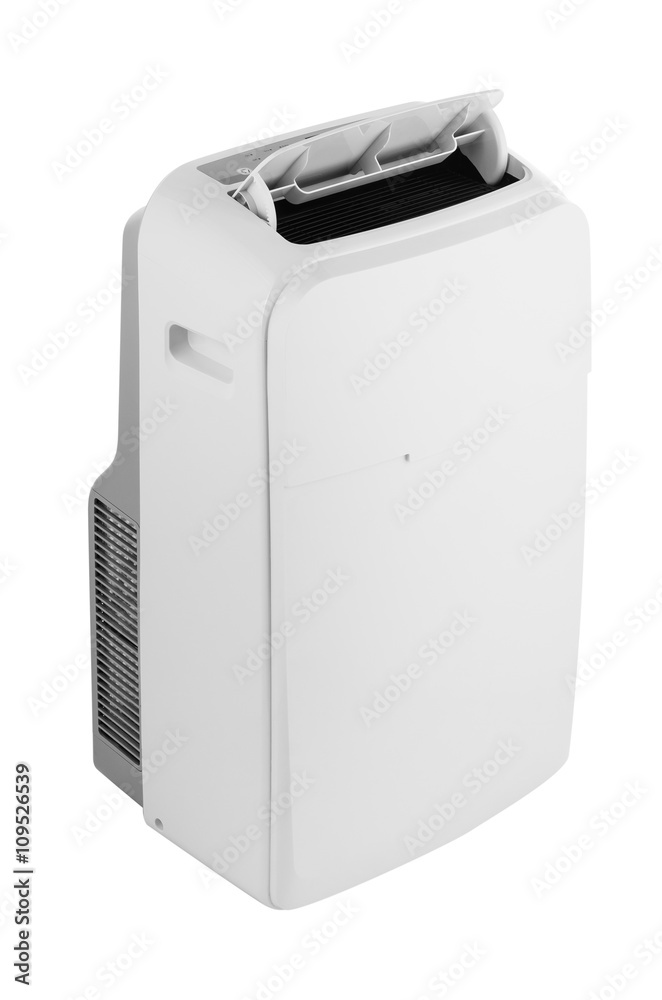 Portable air conditioner isolated on white background Portable air conditioner isolated on white background