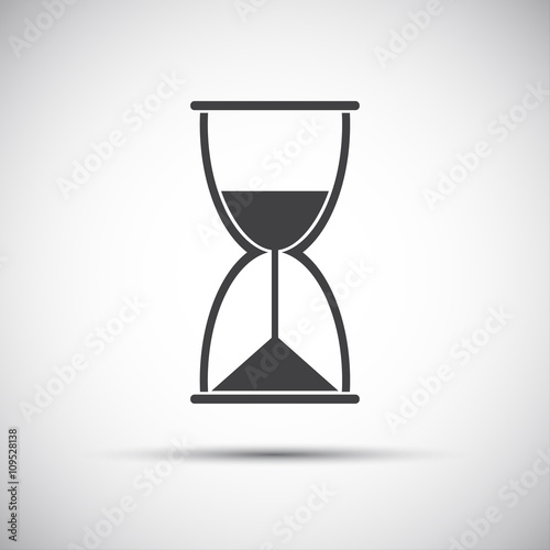 Simple vector hourglass icon