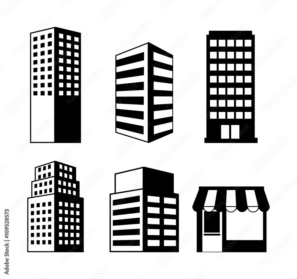 Obraz premium building icon design 