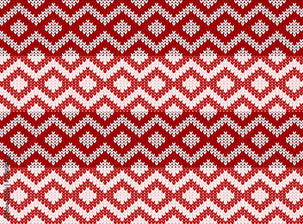 seamless zigzag pattern sweater