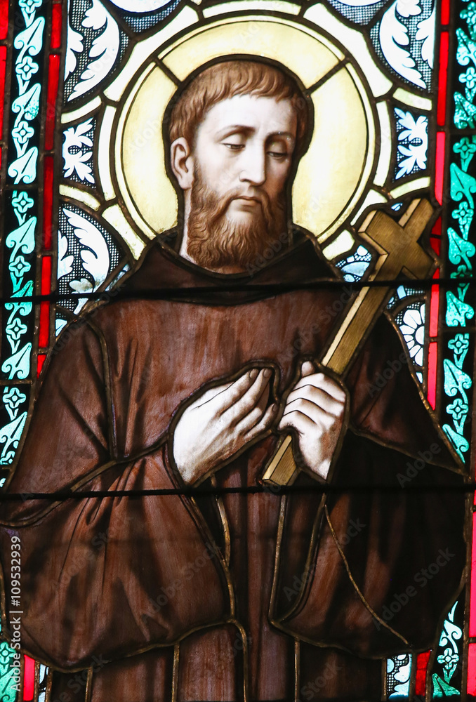 Fototapeta premium Stained Glass - Saint William of Gellone