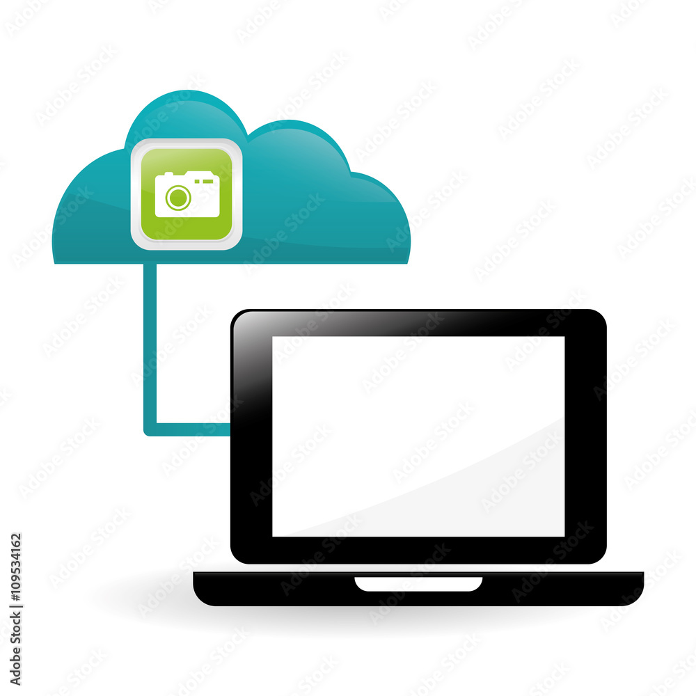 laptop design. technology icon. multimedia concept laptop design. technology icon. multimedia concept