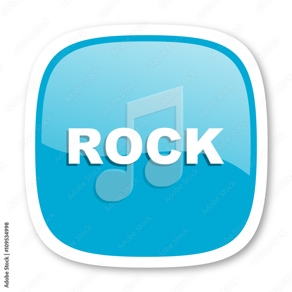 rock music blue glossy web icon rock music blue glossy web icon