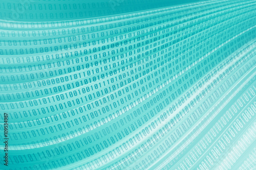 Binärcode, Programmierung, Informationstechnik Computergrafik Internet türkis