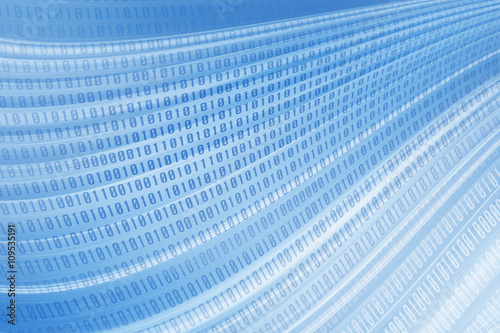 Binärcode, Programmierung, Informationstechnik Computergrafik Internet blau photo