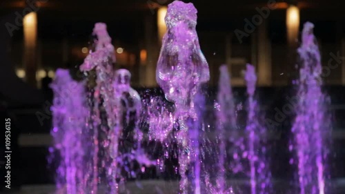 the Singing Fountains in Moscow photo